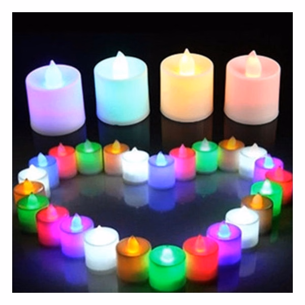 LED Flameless Tealight Candles Light