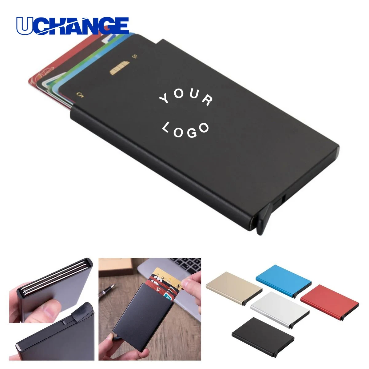 Aluminum Slim RFID Wallet 1