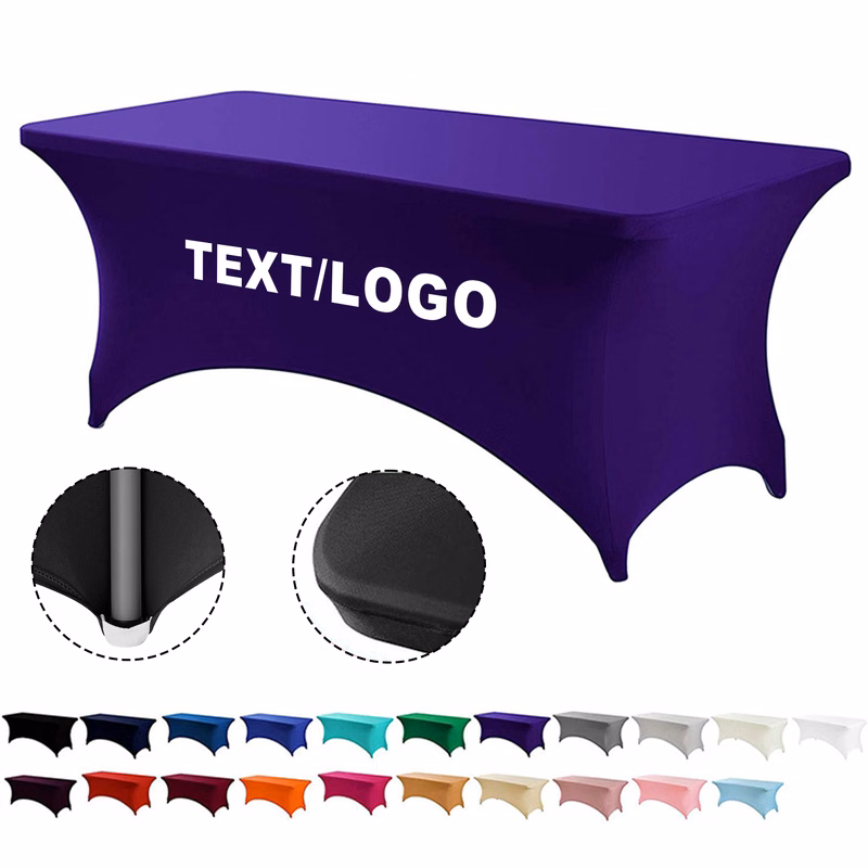 4 FT Stretch Tablecloth for Rectangular Tables