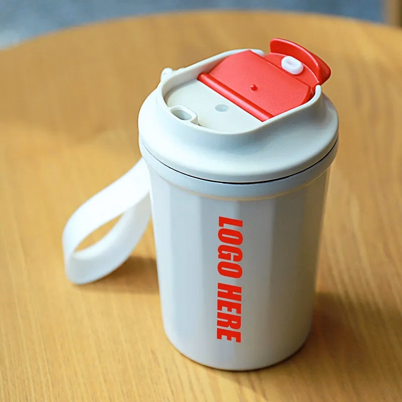 Coffee Vacuum Insulated Tumblers Thermos Cup with Rope