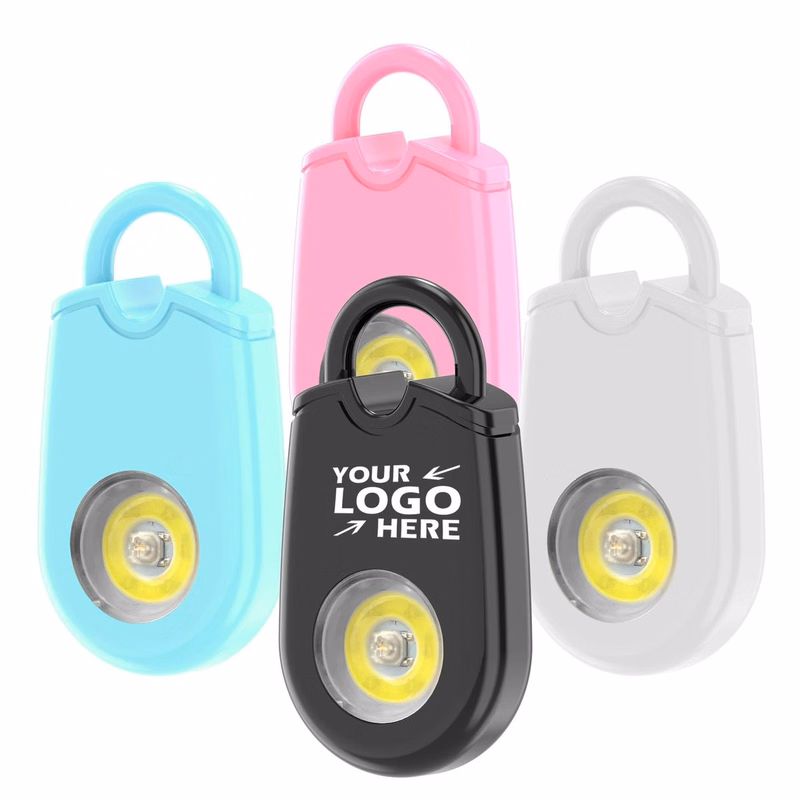 Personal Safety Alarm Keychain with Night Light & Carabiner