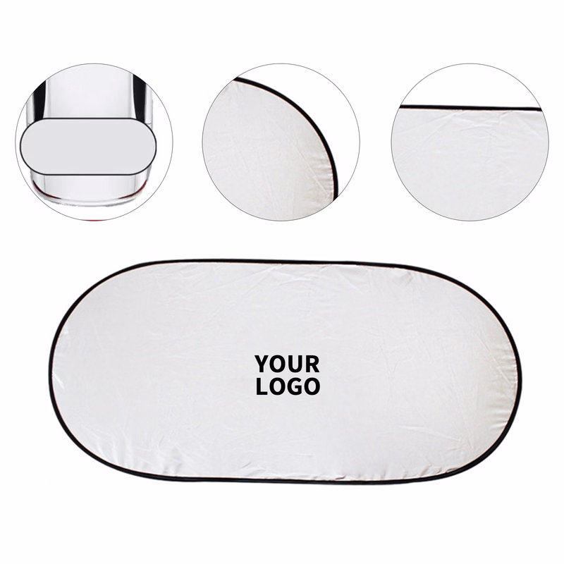 One Hundred Seventy T Polyester Car Windshield Sun Shade With Storage Pouch