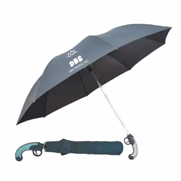 40'' 8K Creative Gun Shape Auto Folding Umbrella
