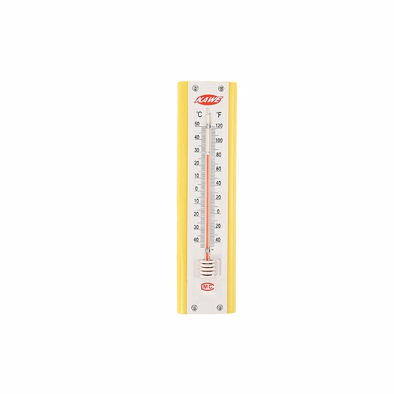 Wall mounted thermometer