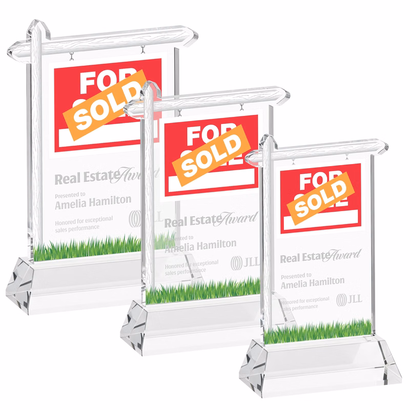 Real Estate Award on Hartford Base - Clear
