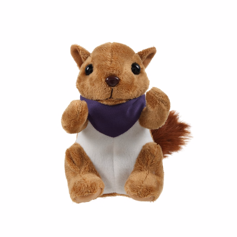 soft plush Squirrel with bandana