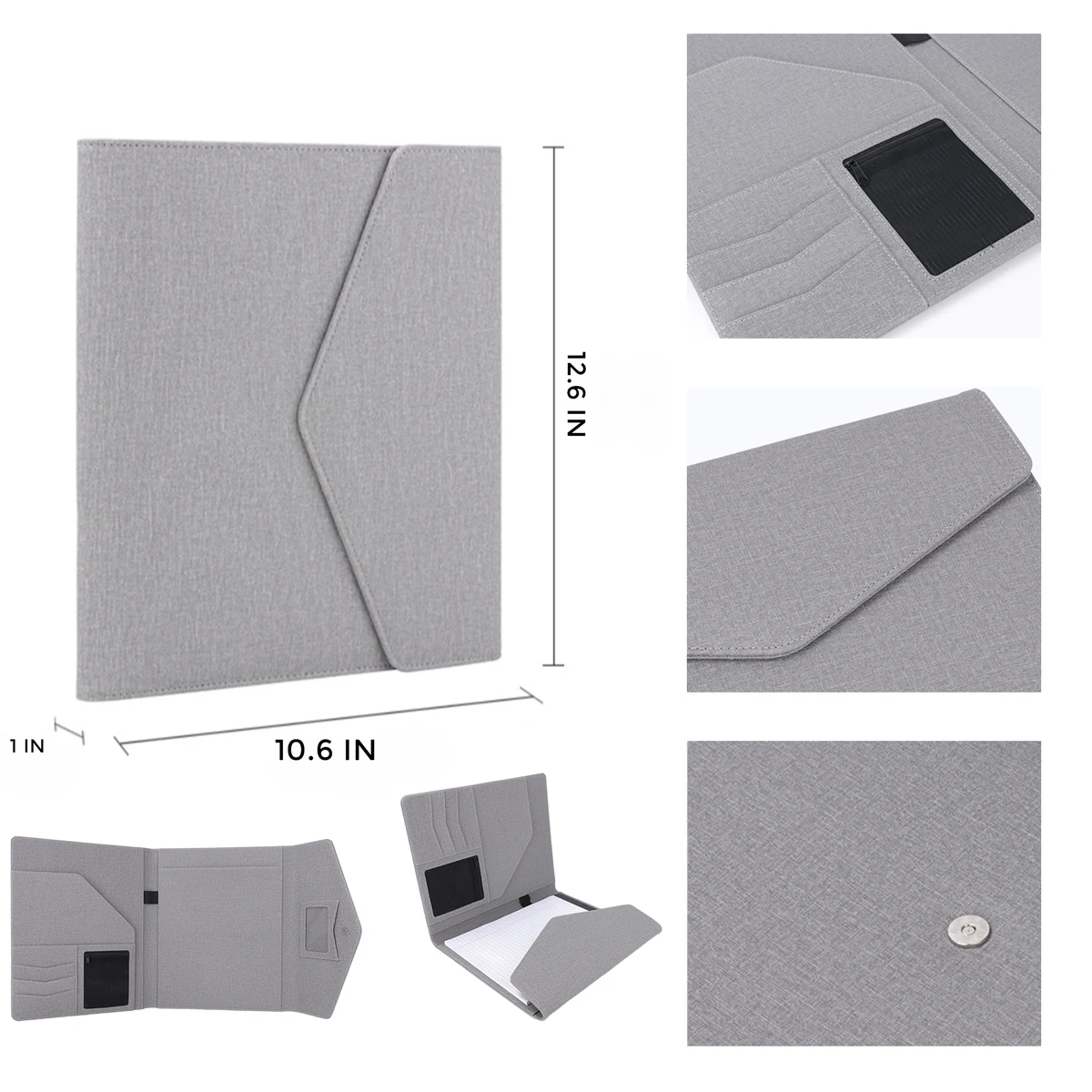 MOQ 10 PCS Stylish Textured Document Bag 1