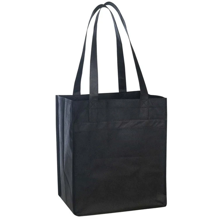Non-Woven Tote with Fabric Covered Bottom 1