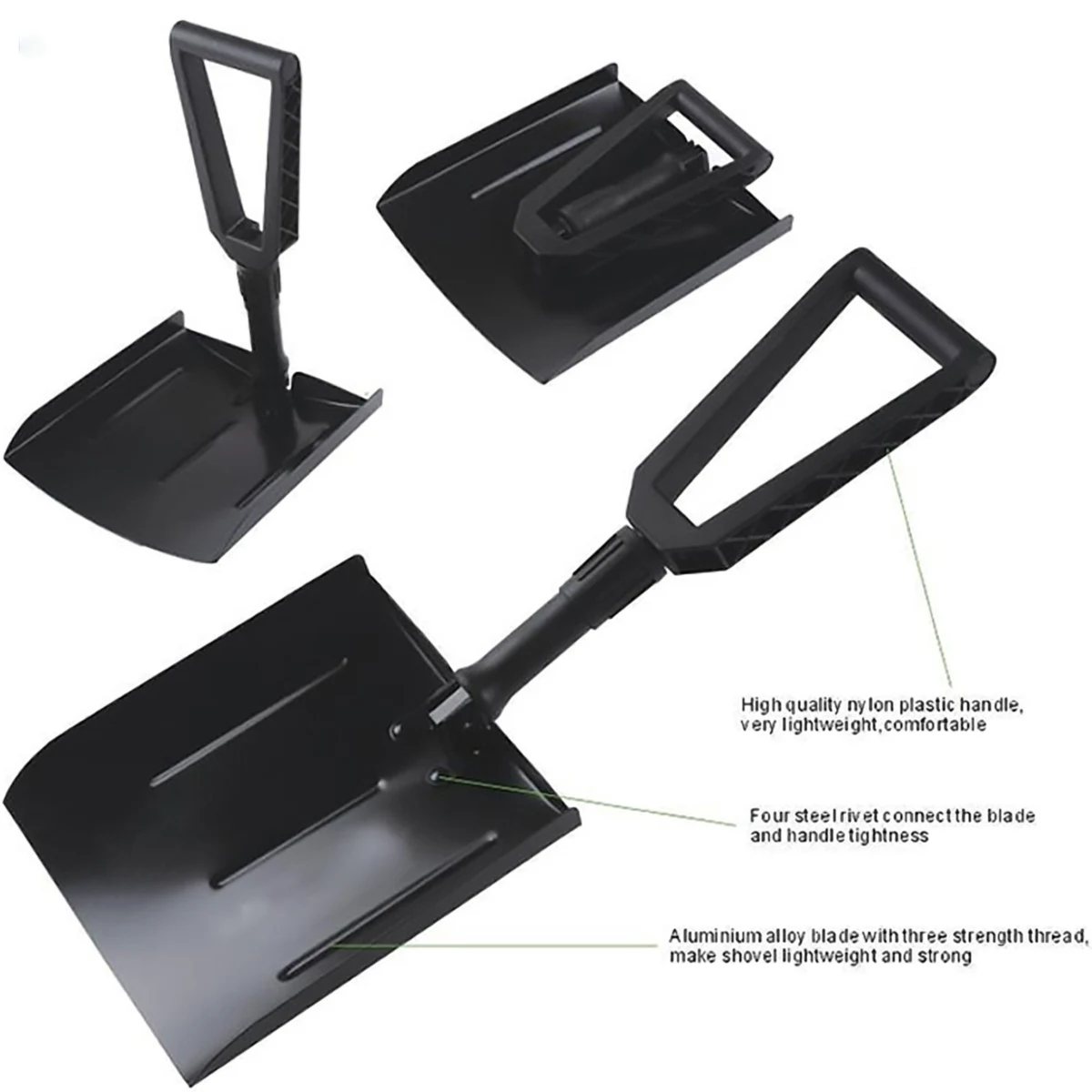Foldable Snow & Ice Shovel 1