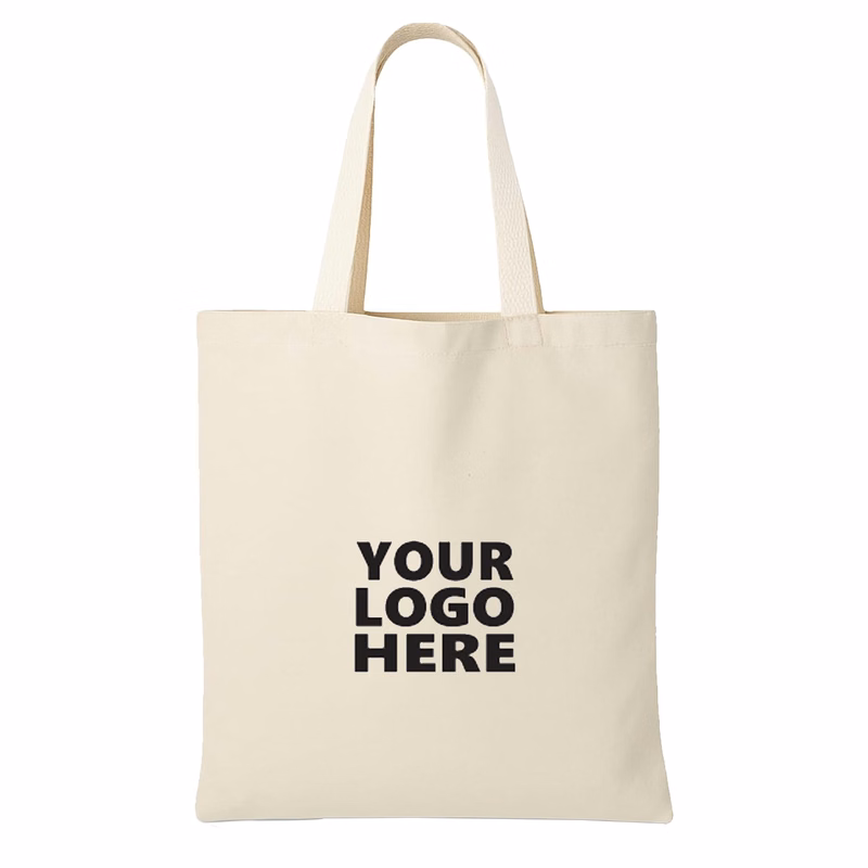 Natural Cotton Canvas Shopping Tote