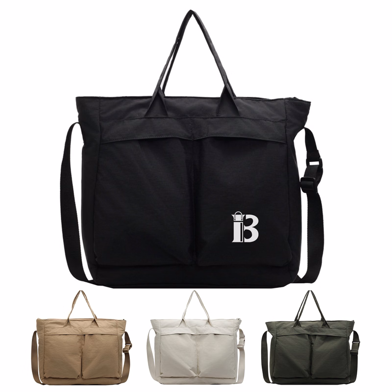 Large Capacity Nylon Crossbody Shoulder Tote Bag