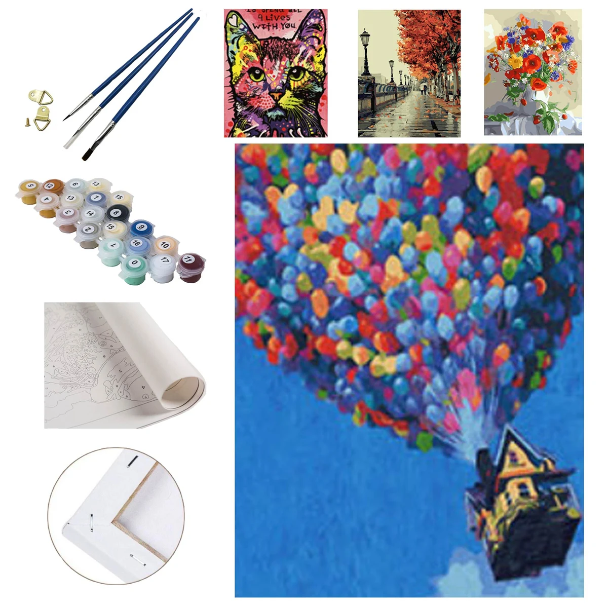 DIY Oil Painting By Numbers Kit 1
