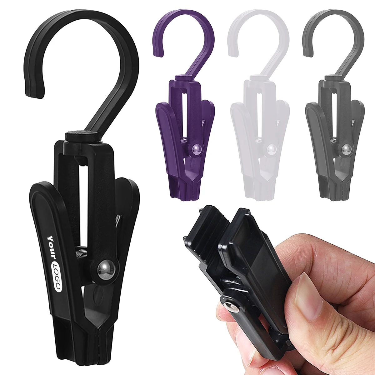 Plastic Multi Functional Rotatable Clothes Clip 1
