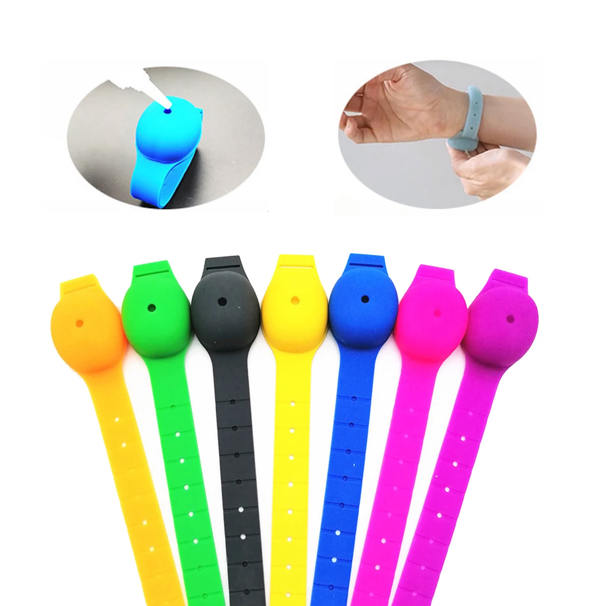 Silicone Hand Sanitizer Bracelet 1