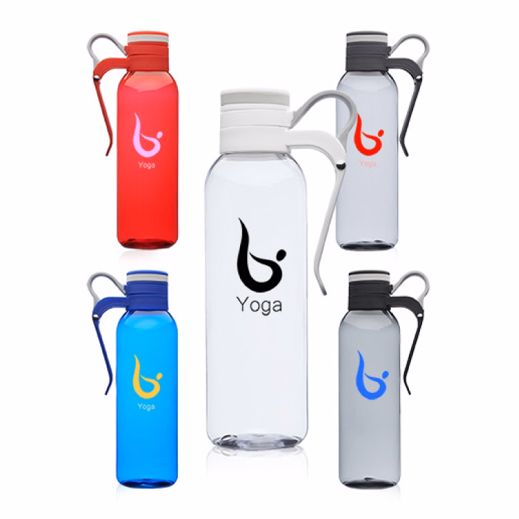 24 oz. Biking Plastic Water Bottles with Handle