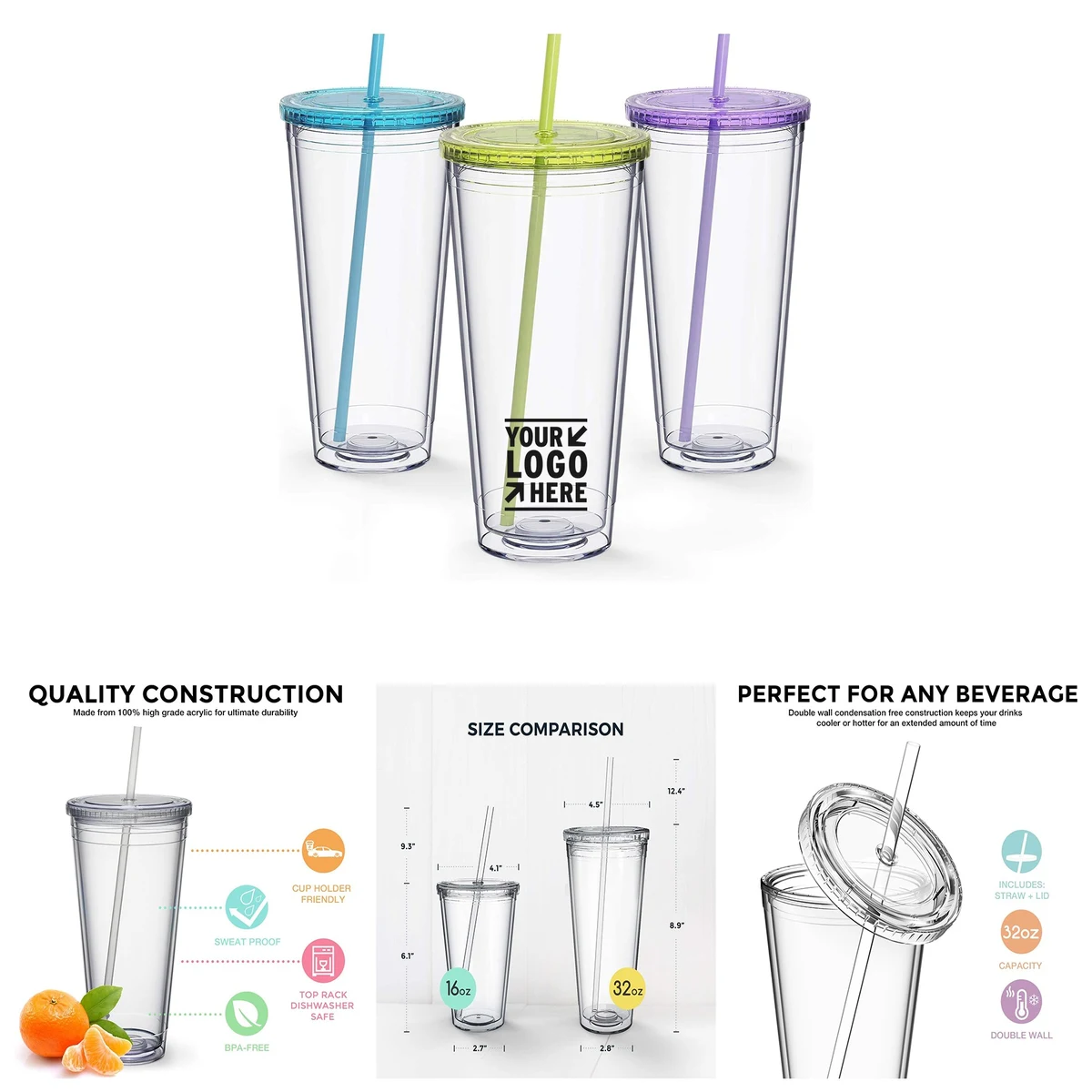 32oz Large Capacity Water Tumbler 1