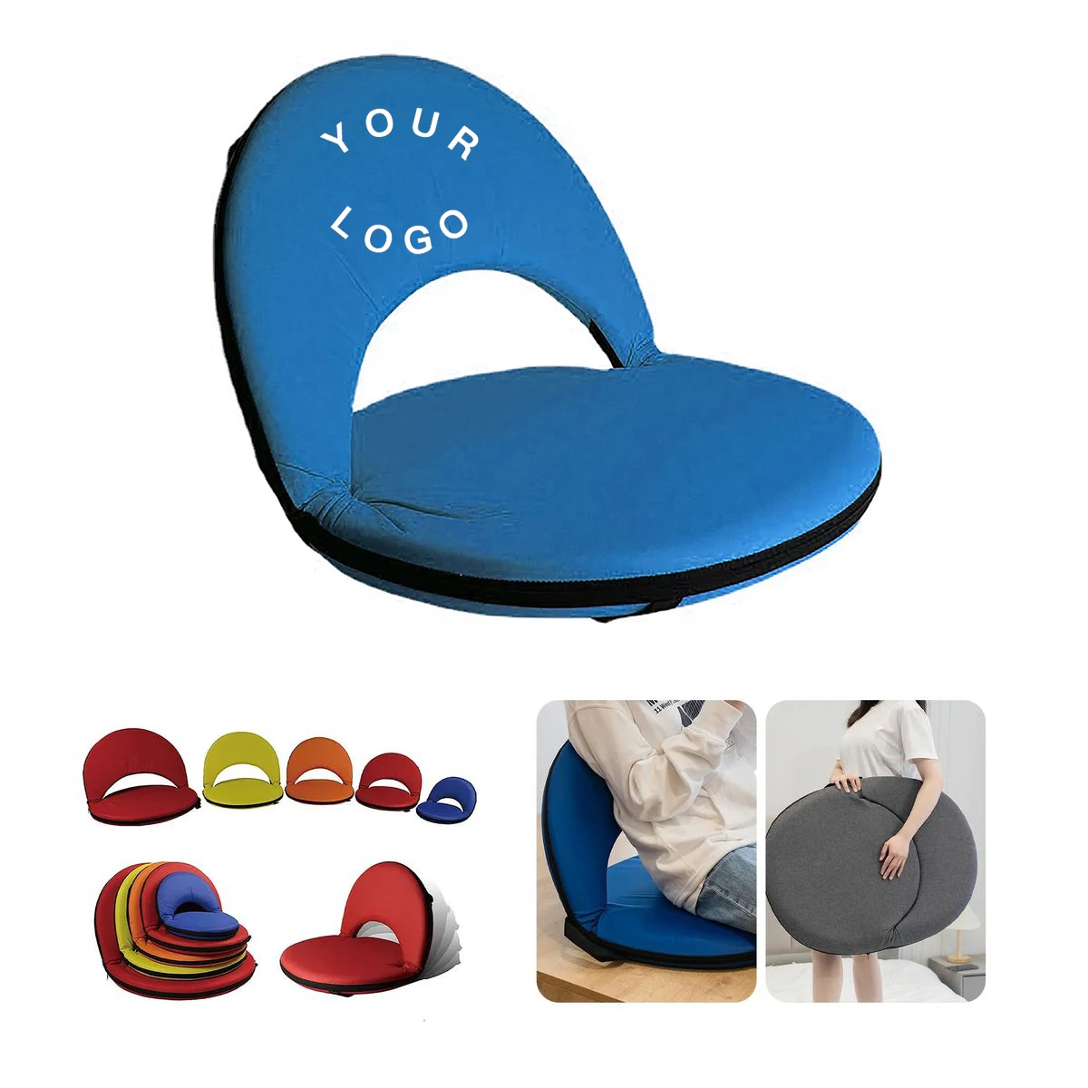 Portable Chair with Back Support for Bleachers and Events 1