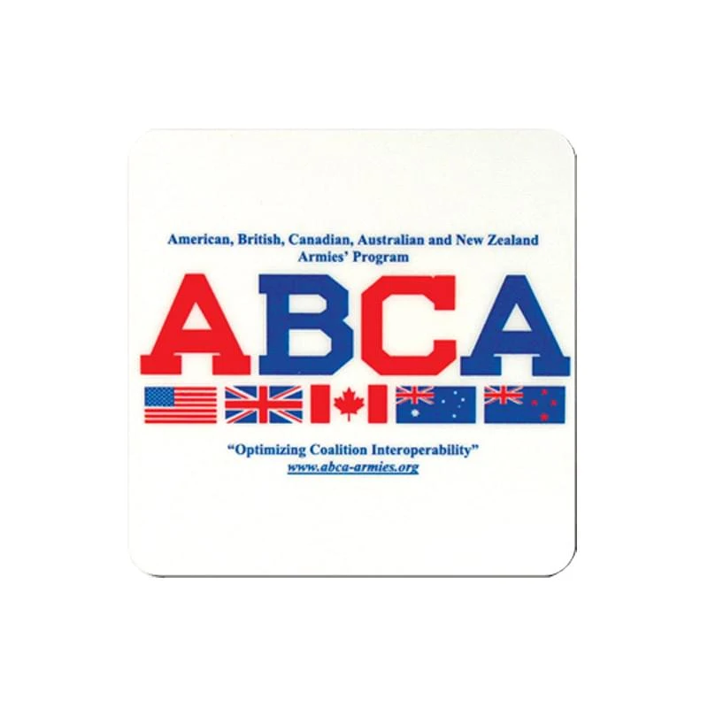 3.5" Square Hard Surface Coasters with 1/8" Thick Base 1