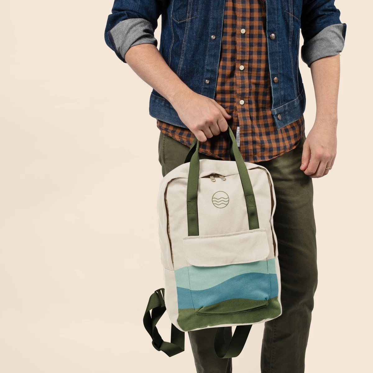 EVERYDAY BACKPACK - NATURAL CANVAS 1