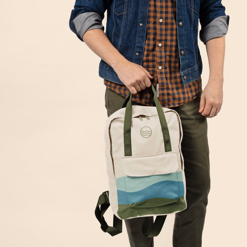 EVERYDAY BACKPACK - NATURAL CANVAS