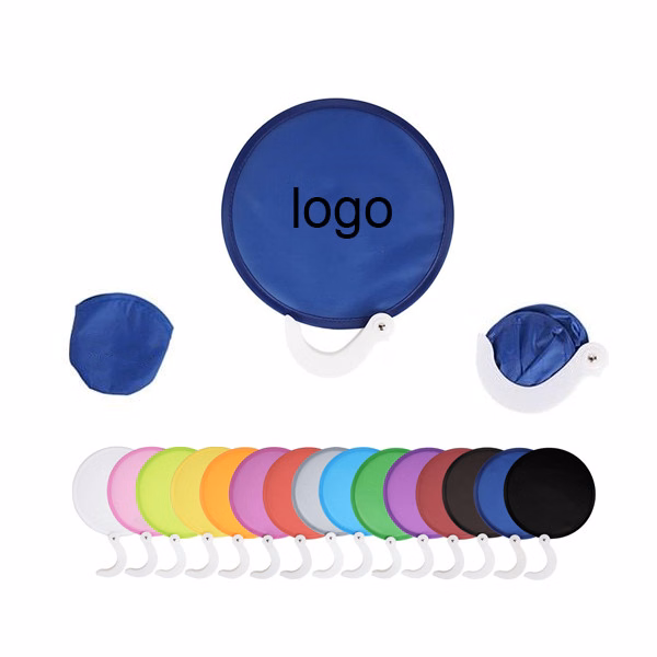 Collapsible Fan W/ Plastic Handle