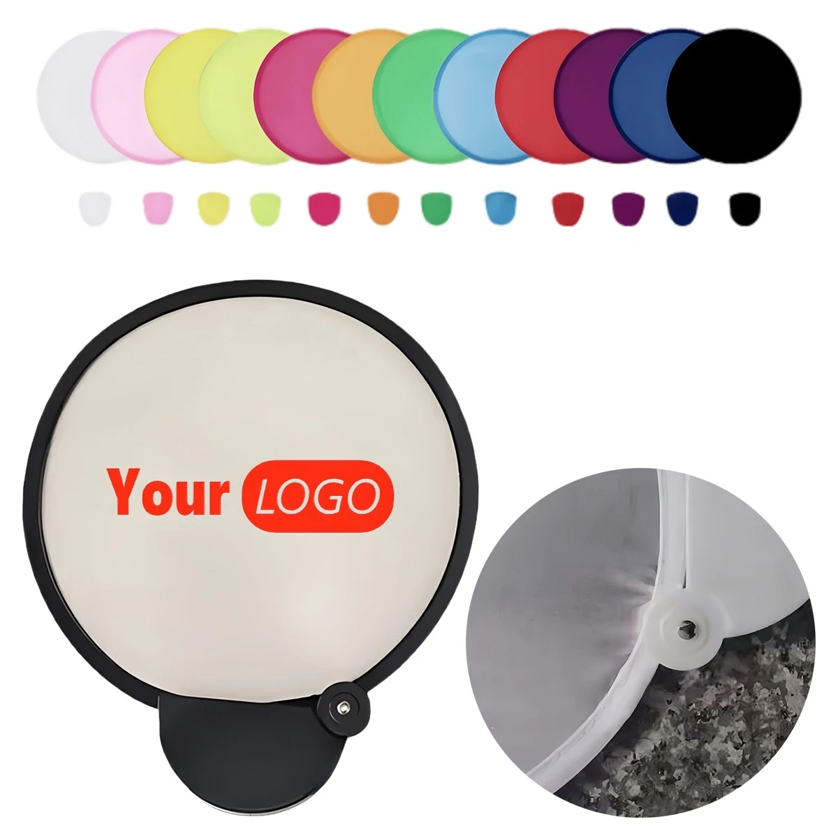 Foldable Flying Disc-Shaped Fan 1