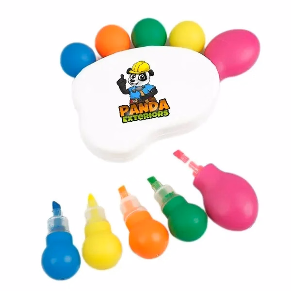 Custom Bulk Highlighter Gel Pens — Non-Bleed Ink for School & Office