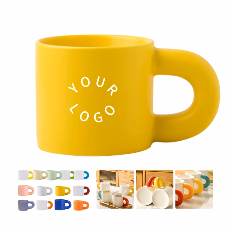 11oz Ceramic Mug with Anti Slip Polished Base