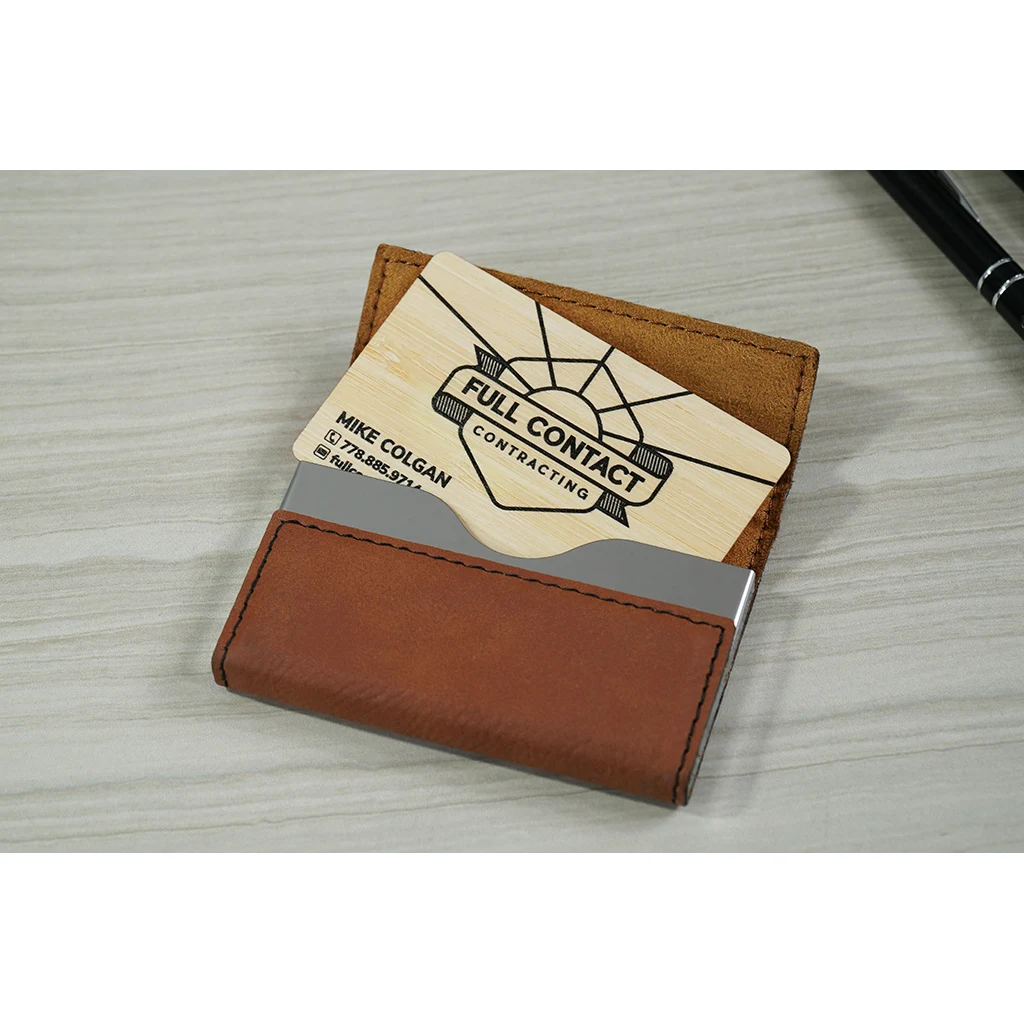 24 Hour Wood Business Cards 1