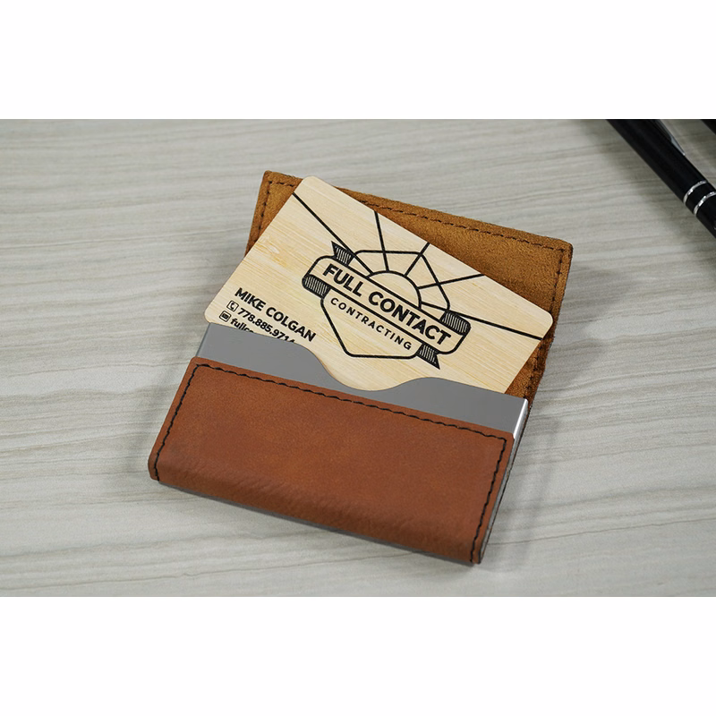 24 Hour Wood Business Cards
