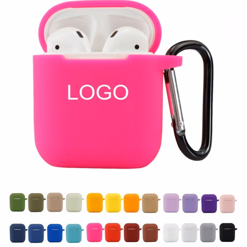 Silicone Earbud Cases With Carabiner