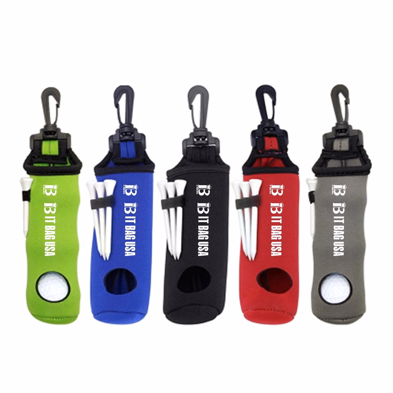 Waterproof Golf Ball Pouch w/Keychain