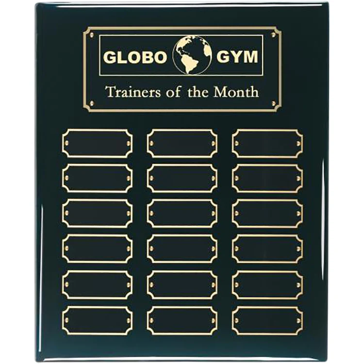 Prestige Black Perpetual Plaque 18 Plates 1