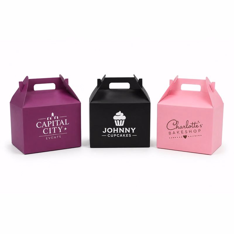 Matte Colored Gable Boxes