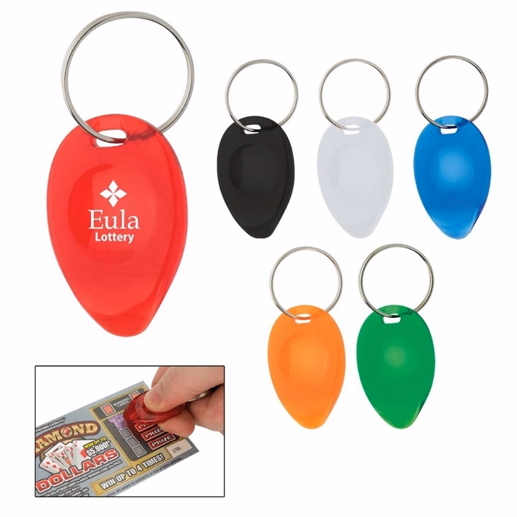 Drop Shape Lottery Scratcher
