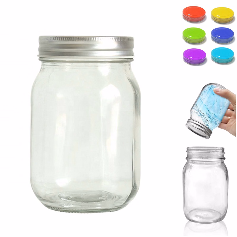 16oz Glass Mason Jars