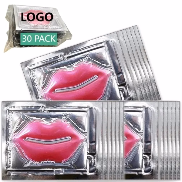 Custom Collagen Lip Mask Gel Pads 30 Count Bio Hydration — Personal Care Promo
