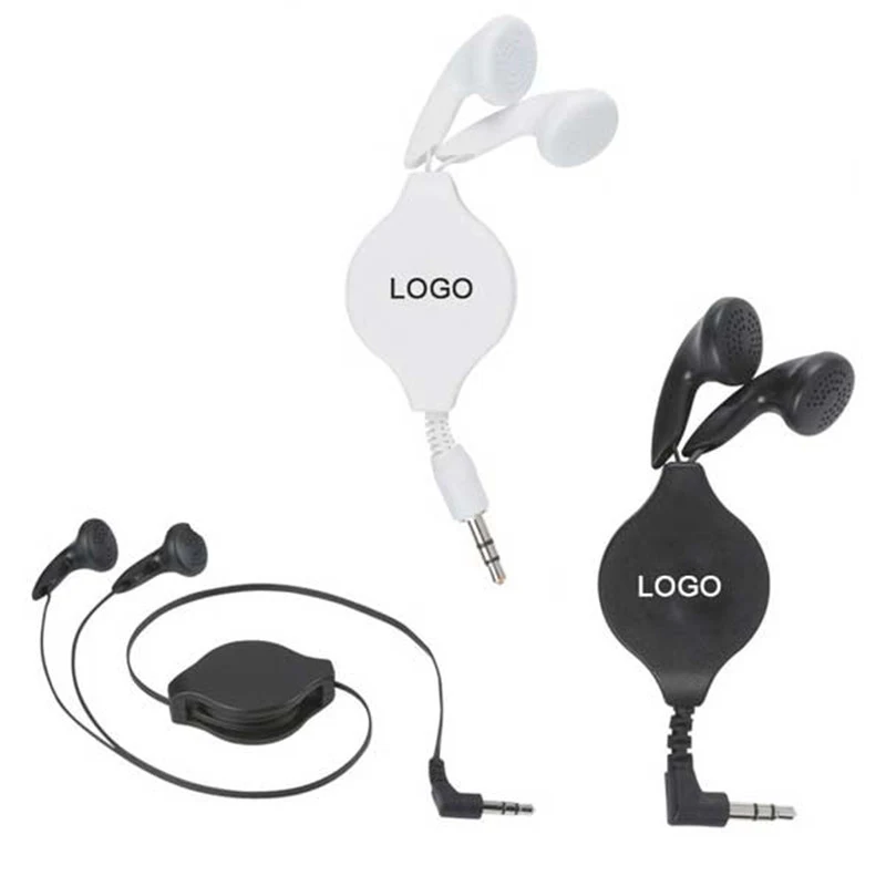 Retractable ABS Ear Buds 1