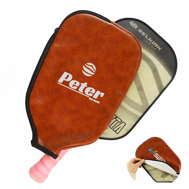 Pu Leather Pickleball Paddle Cover