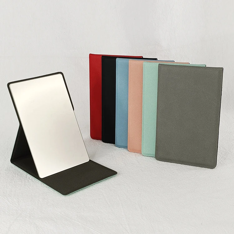 PU Leather Stainless Steel Compact Mirror 1