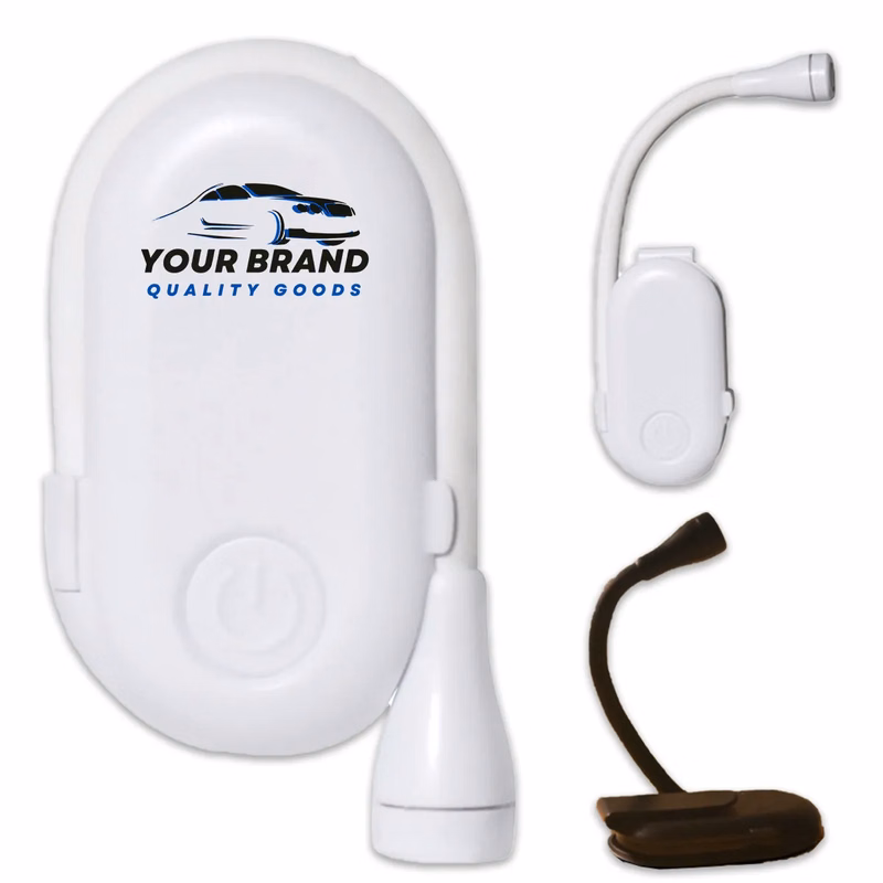 USB Rechargeable Adjustable Flexible Book Light Clip
