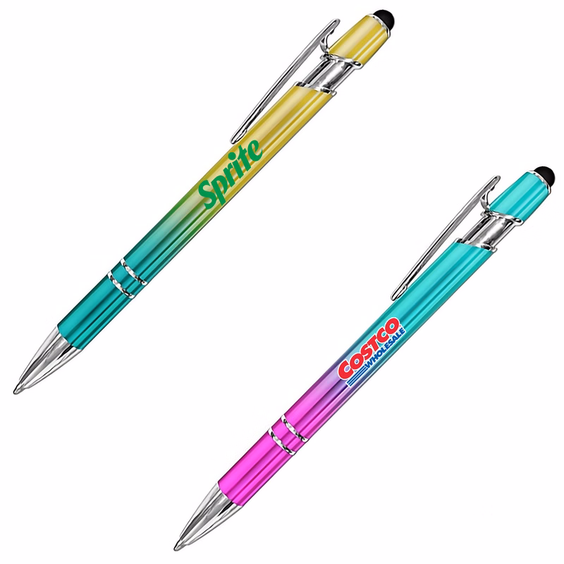 Stylus-3350 Retractable Gradient Stylus Pens