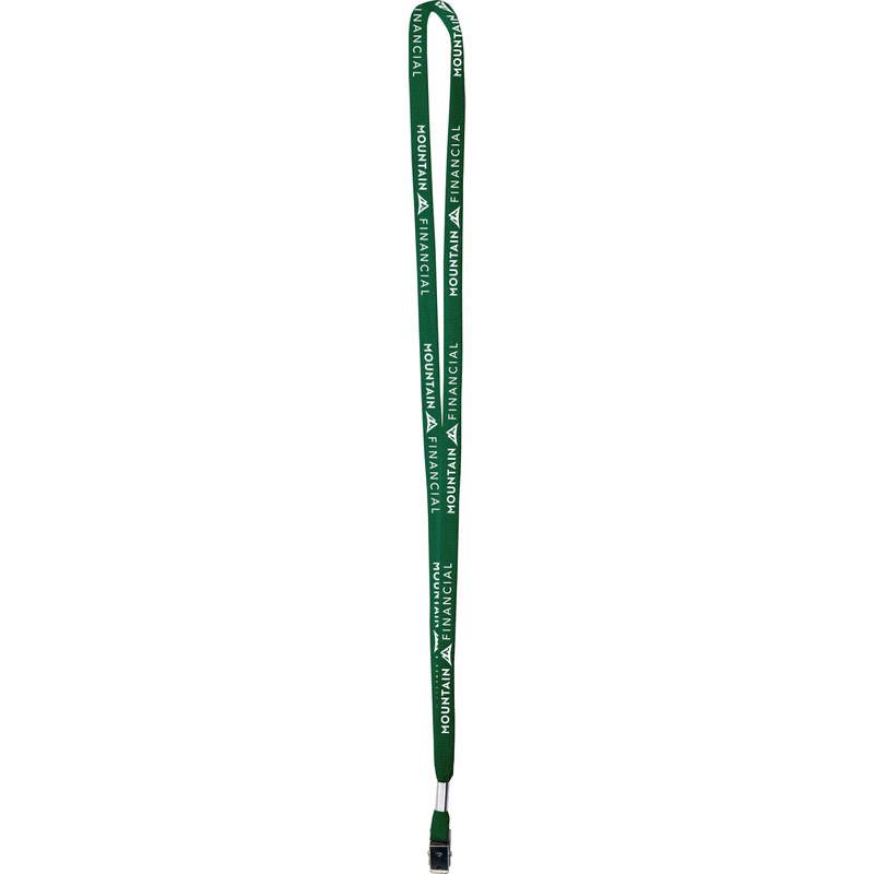 3/8" One Ply Cotton Lanyard