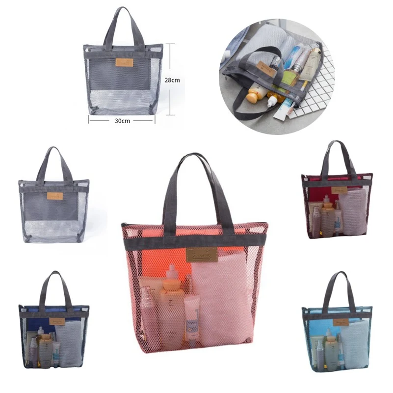 Mesh Wash Bag, custom tote bag with logo imprint 1