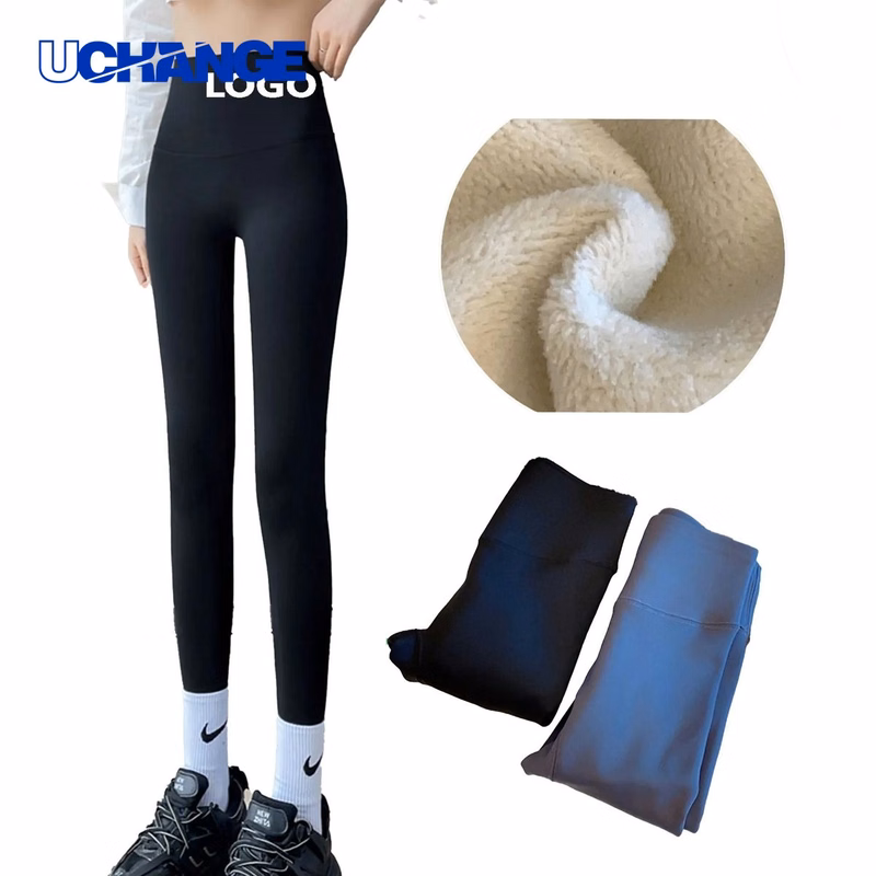 Fleece Yoga Leggings with Tummy Control