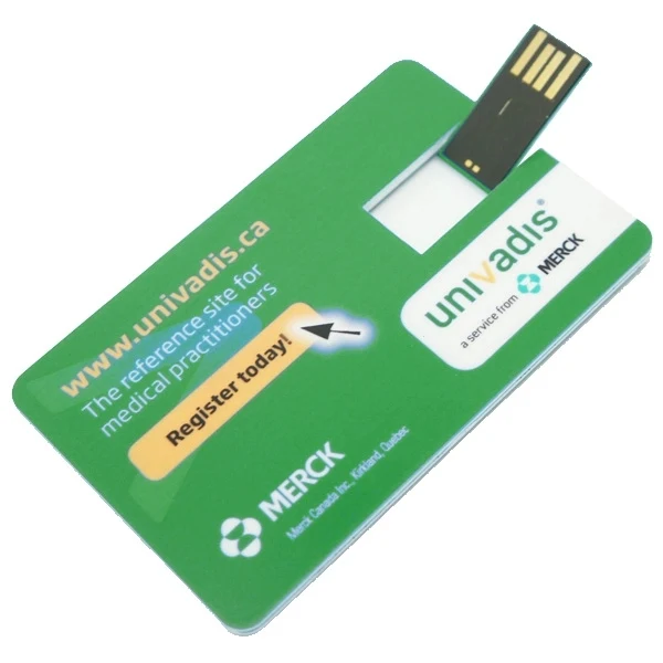 Flip Card Shape USB Flash Drive 1
