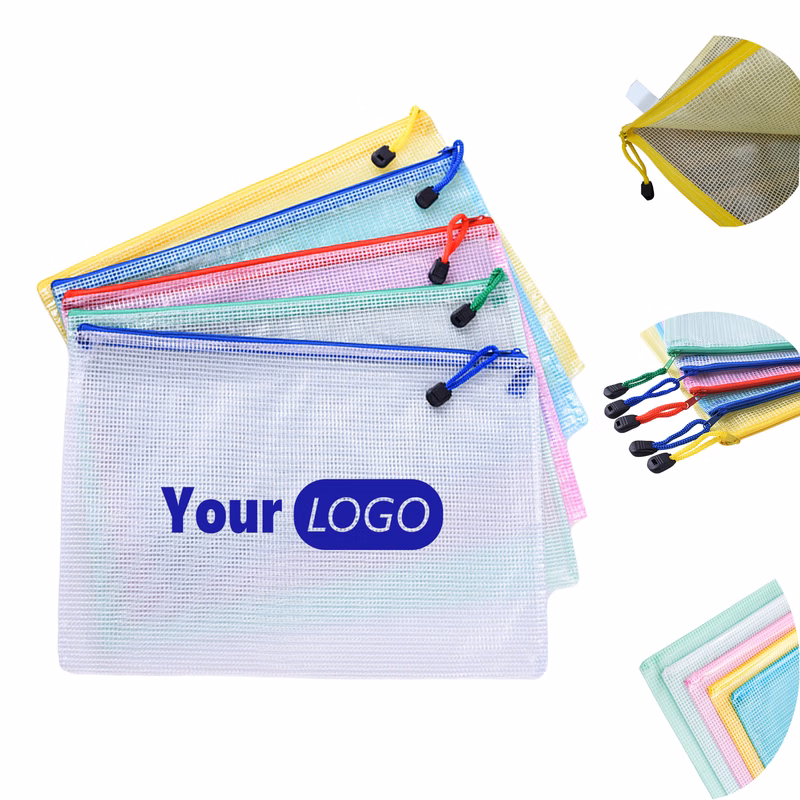 A4 Waterproof Plastic Document Bag File Folder