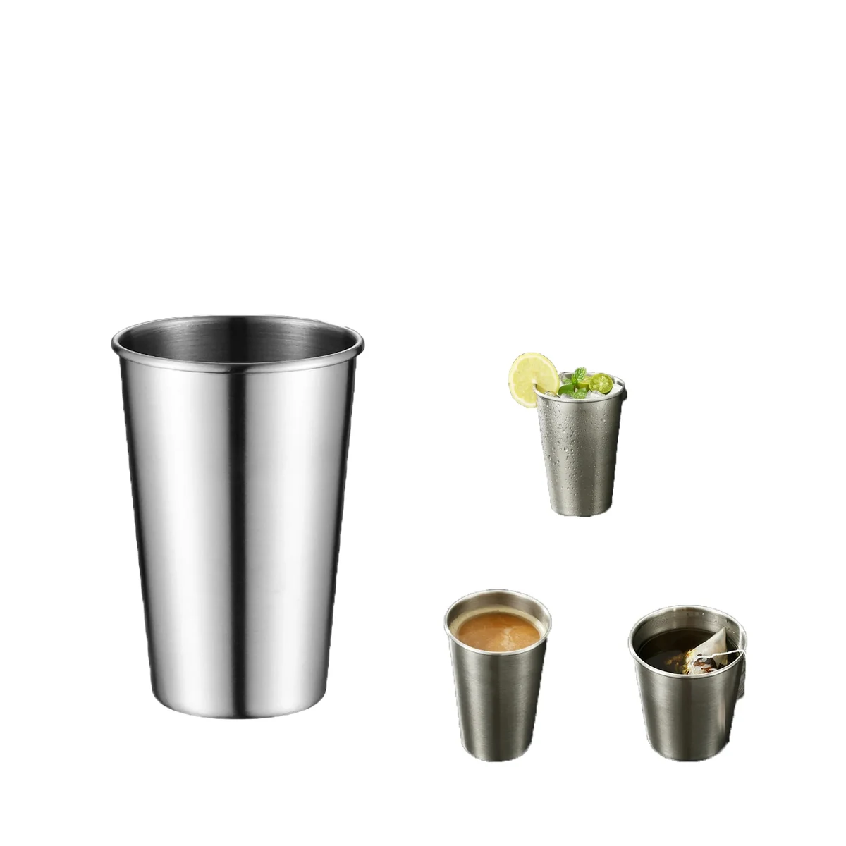Thickened Stainless Steel Coffee Drinking Mug 1