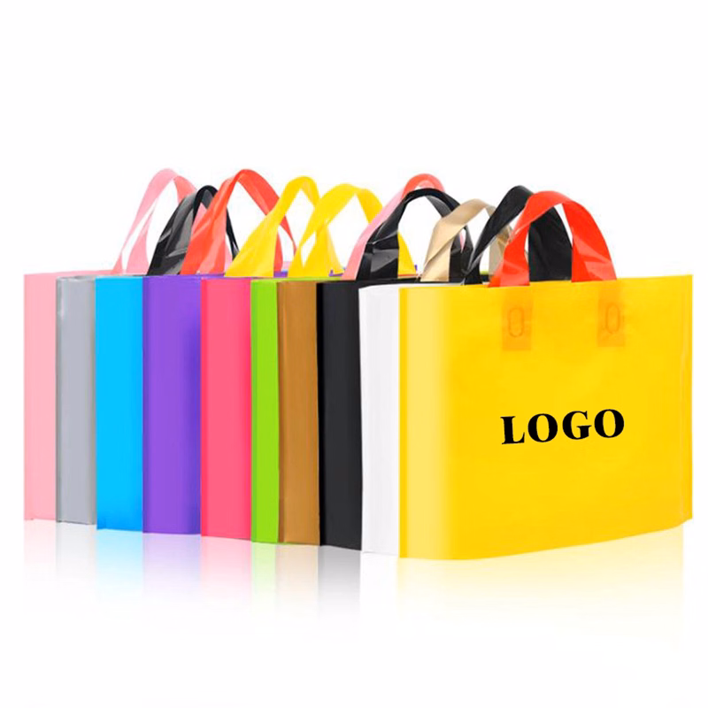 Soft Handle Plastic Shopping Tote Bag