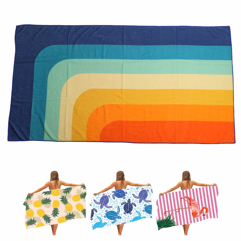 Full color Microfiber Beach Towel 30"x 60"